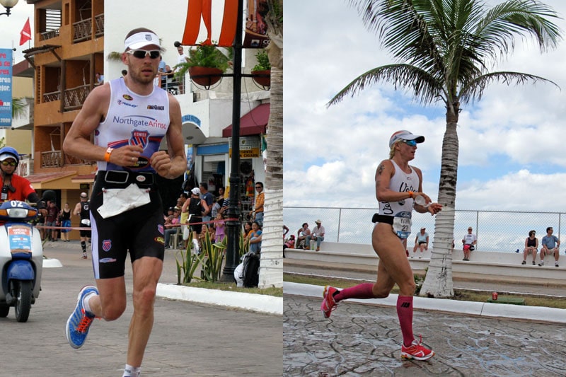 Ironman Cozumel 2009 Champions Rutger Beke and Yvonne van Vlerken