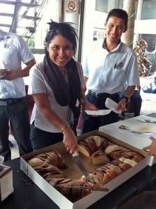 Cutting the Rosca at Dolphin Discovery