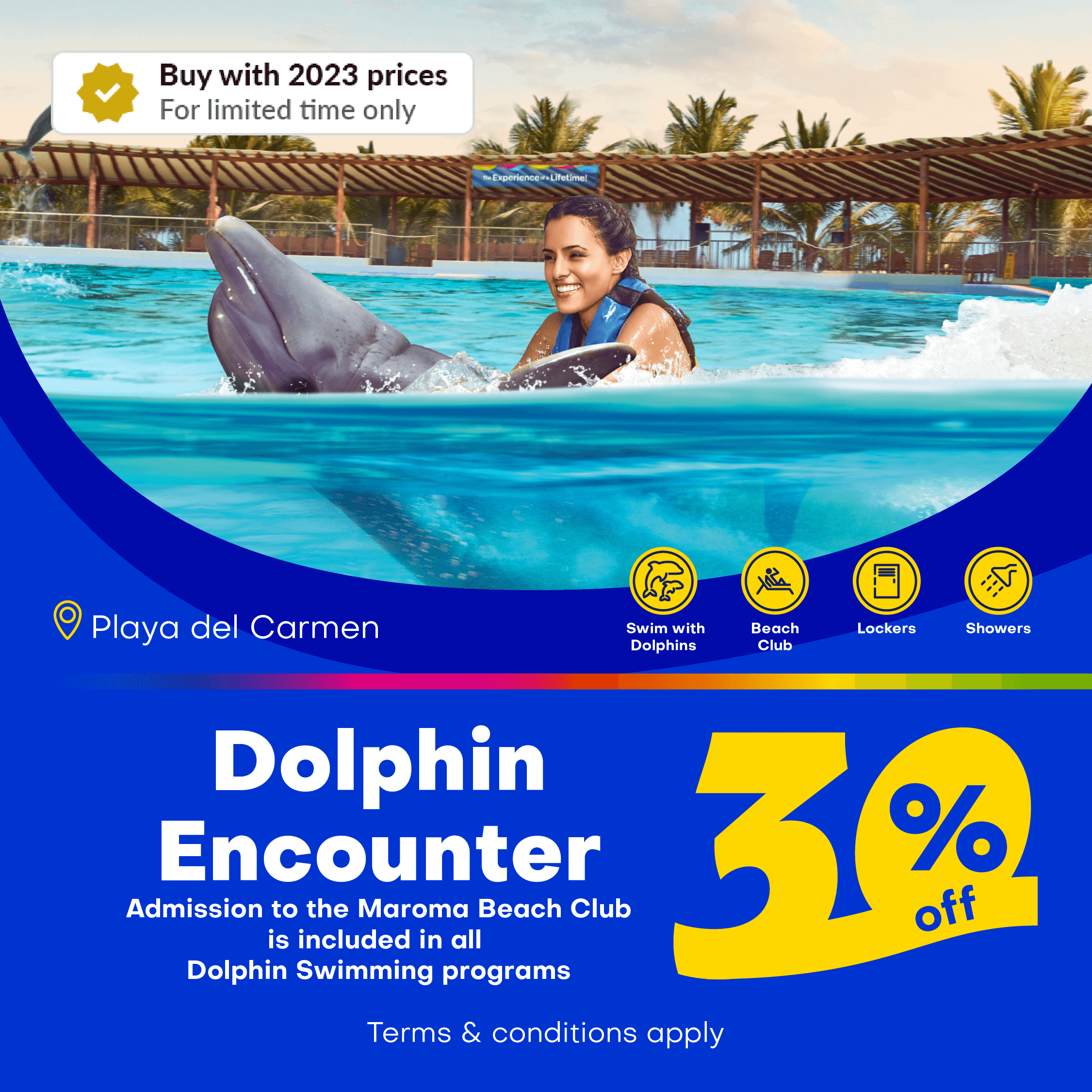 promotions to swim with dolphins in playa del carmen