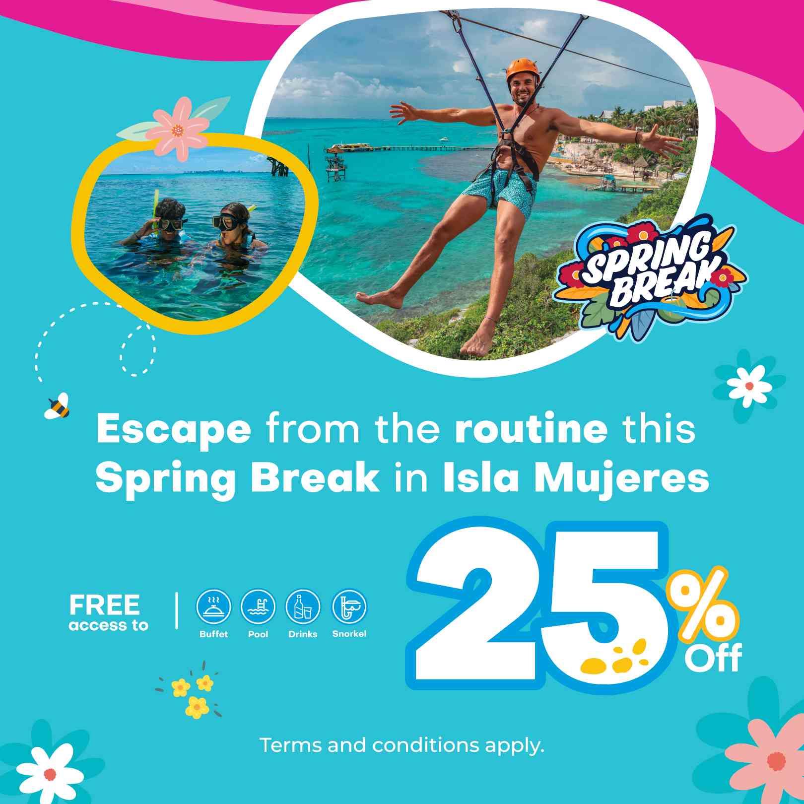 spring break in cancun isla mujeres