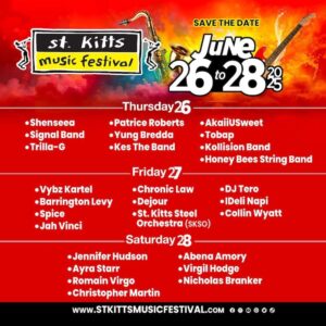 St. Kitts Music Festival 2025 lineup
