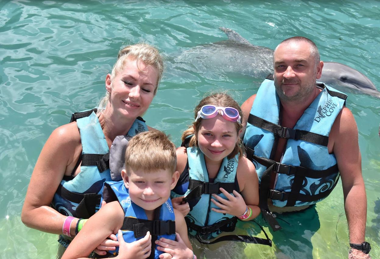 swim with dolphins in the caribbean