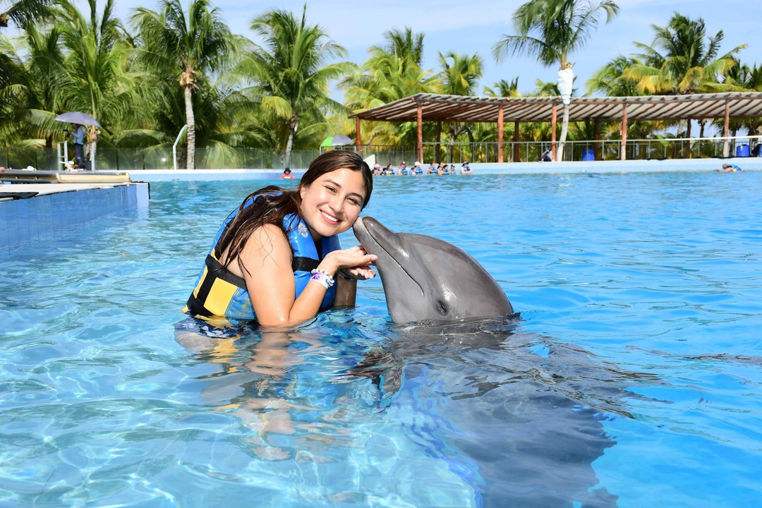 dolphin ride cancun